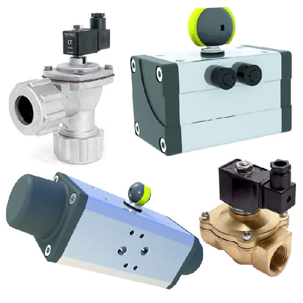 Pneumatikus szerelvények pneumatikus-elektromos hajtomu